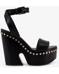 Givenchy - Leather Sandals With Studs - Lyst