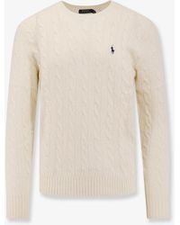 Polo Ralph Lauren - Wool And Cashmere Cable Knit Sweater - Lyst
