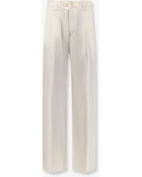 Laneus - Stretch Cotton Trousers - Lyst