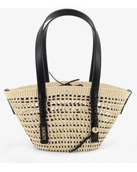 Loewe - Paula's Ibiza -Braid Basket Small Iraca Palm Leaf Shoulder Bag - Lyst