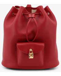 Loro Piana - Extra Drawstring L27 Leather Backpack - Lyst