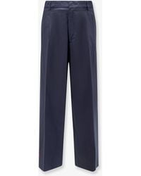 Amaranto - Cotton Trousers - Lyst