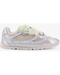 Pinko - Yulia Mesh Sneakers With Leather Inserts - Lyst