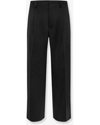 Laneus - Virgin Wool Blend Trousers - Lyst