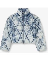 DIESEL - W-Histel Denim Down Jacket - Lyst