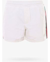 white gucci swim trunks