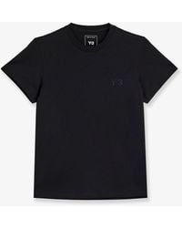 Y-3 - Regular Cotton T-Shirt - Lyst