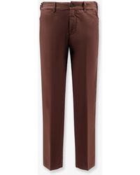 NUGNES 1920 - Cotton And Linen Trousers - Lyst