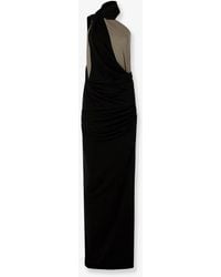 Entire studios - Cotton Blend Long Dress - Lyst