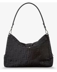 Fendi - Lui Large Ff Nylon Crossbody Bag - Lyst