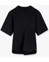 Bottega Veneta - Compact Cotton Canvas Shirt With Square Knot Buttons - Lyst