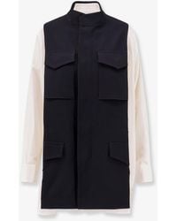 Sacai - Bicolor Shirt With Pockets - Lyst