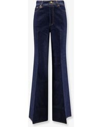 Zimmermann - Flare Jeans Cotton Denim - Lyst