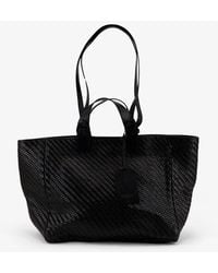 IBELIV - Elmio Medium Vegetable Leather Shoulder Bag With Woven Pattern - Lyst