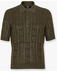 Fendi - Wool Polo Shirt - Lyst