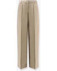TOTEME - Viscose And Wool Trousers - Lyst