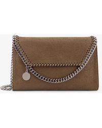 Stella McCartney - Falabella Wallet Shaggy Deer Shoulder Bag - Lyst