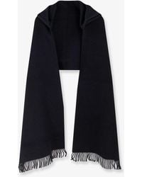 Brunello Cucinelli - Wool And Cashmere Scarf With Hood - Lyst