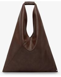 MM6 by Maison Martin Margiela - Japanese Triangular-Shaped Synthetic Leather Tote Bag - Lyst