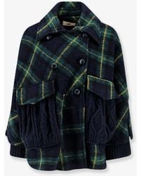 BYE Firenze - Short Wool Blend Coat - Lyst
