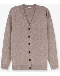 Aspesi - Wool And Cashmere Blend Cardigan - Lyst