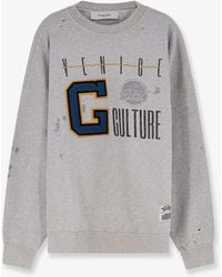 Golden Goose - Deluxe Brand Cotton Sweatshirt With Print On The Front - Lyst
