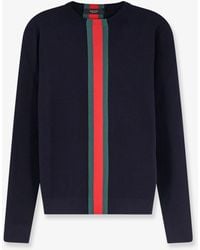 Gucci - Web-Stripe Sweater - Lyst