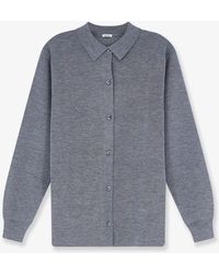 Aspesi - Virgin Wool Cardigan - Lyst