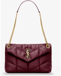 Saint Laurent - Loulou Puffer Matelassé Leather Shoulder Bag - Lyst