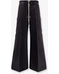Rick Owens - Double Cargo Jumbo Organic Cotton Trousers - Lyst