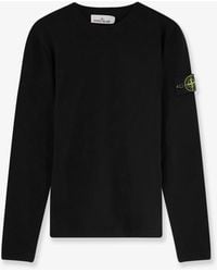 Stone Island - Organic Cotton Sweater - Lyst