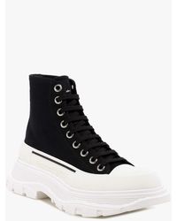 black suede alexander mcqueen sneakers