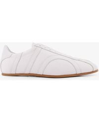 TOTEME - Canvas Low-Top Sneakers With Leather Profiles - Lyst