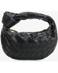 Bottega Veneta - Mini Jodie Leather Handbag With Intrecciato Motif - Lyst