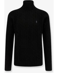 Polo Ralph Lauren - Wool And Cashmere Sweater With Frontal Logo - Lyst