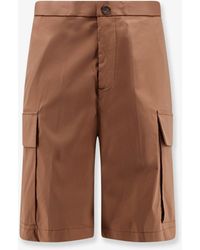 Hevò - Cotton Blend Bermuda Shorts - Lyst