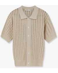 DUNST - Openwork Cotton Cardigan - Lyst