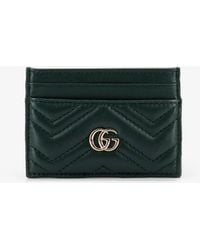 Gucci - Gg Marmont Leather Card Holder - Lyst