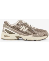 New Balance - 740 Mesh Sneakers With Leather Inserts - Lyst