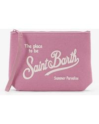 MC2 Saint Barth - Aline Canvas Clutch - Lyst