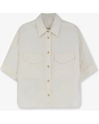 Closed - Linen And Viscose Shirt - Lyst