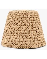 Loro Piana - Jasmine Rafia Cloche Hat - Lyst
