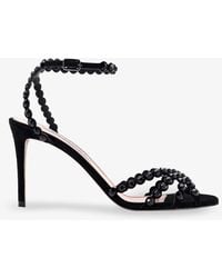 Aquazzura - Tequila Sandals With Crystal Detail - Lyst
