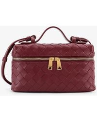 Bottega Veneta - Bang Bang Leather Vanity Case With Intrecciato Motif - Lyst