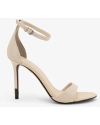 Brunello Cucinelli - Leather Sandals With Monili Detail - Lyst