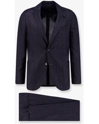 Lardini - Iconic Single-Breasted Wool And Cupro Suit - Lyst