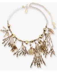 Dries Van Noten - Tassel Pendant Brass And Resin Necklace - Lyst