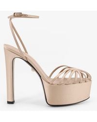 ALEVI - Eva Satin Sandals - Lyst