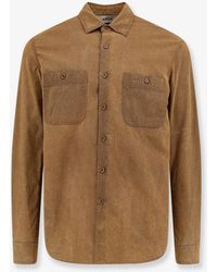 Aspesi - Shirts Suede - Lyst
