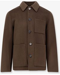 Amaranto - Wool And Cashmere Coat - Lyst